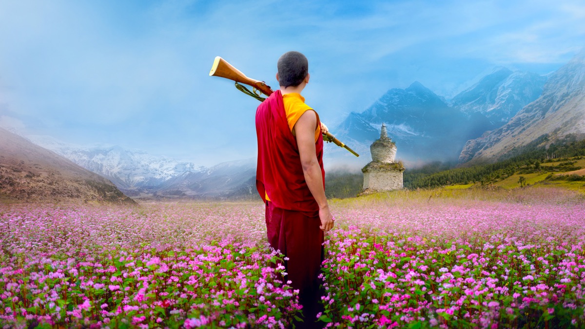 Bhutan - The Monk and the Gun
